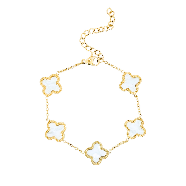 Clover Stainless Steel Bracelet