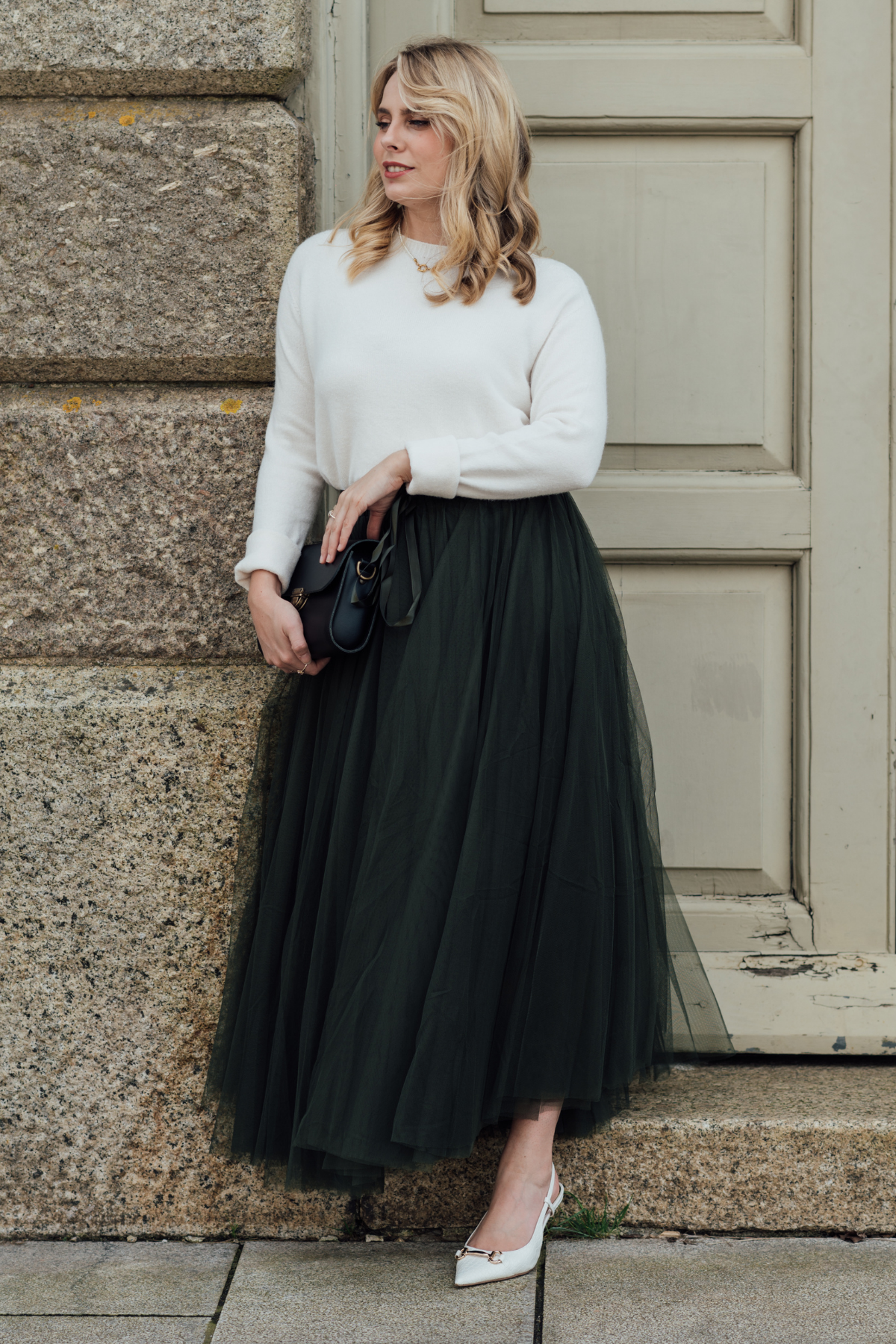 Grace Tulle Skirt Awesome Khaki south of the river