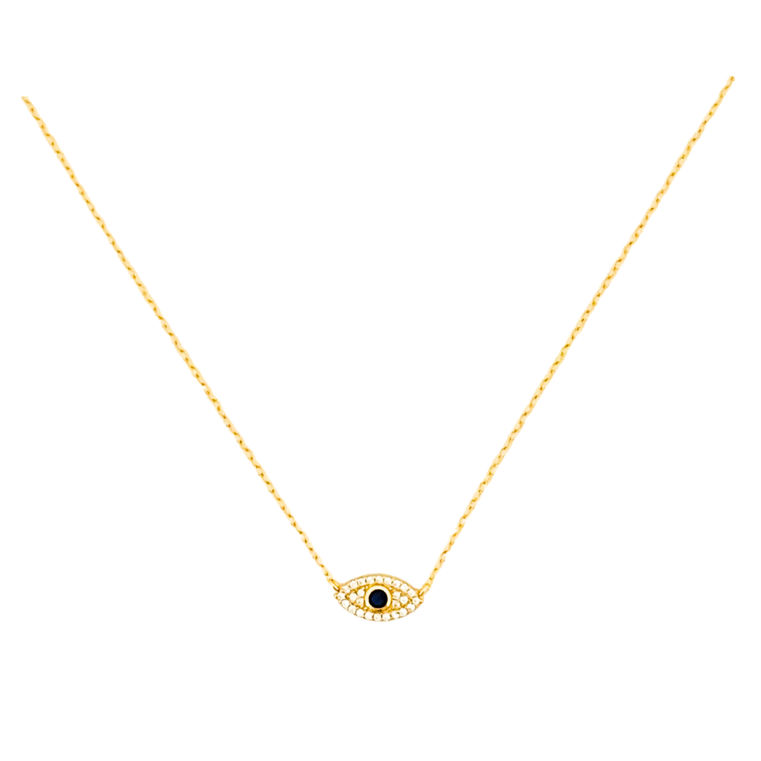 Astley Eye Amulet Necklace | Gold
