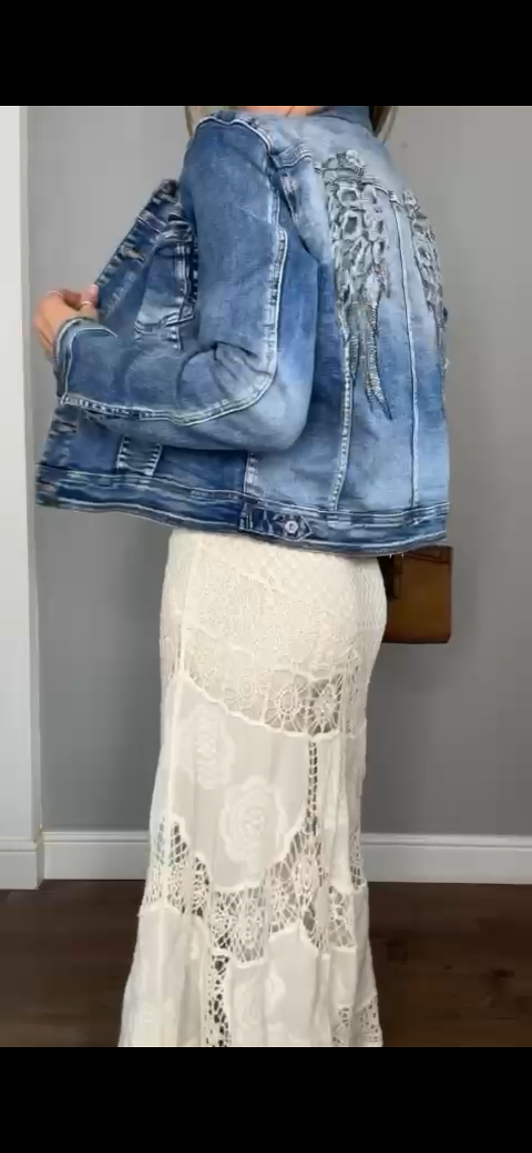 Denim Angel Wing Jacket