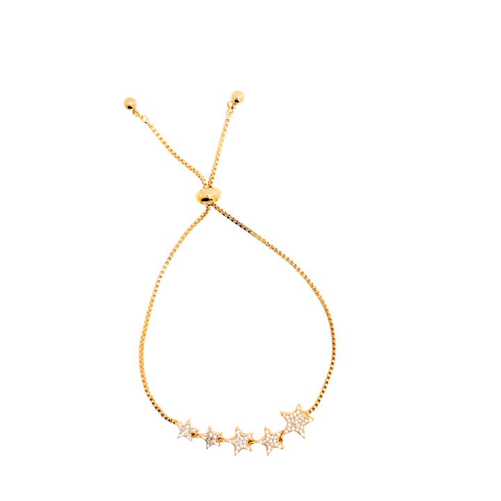 Shooting Star Diamonte Friendship Bracelet