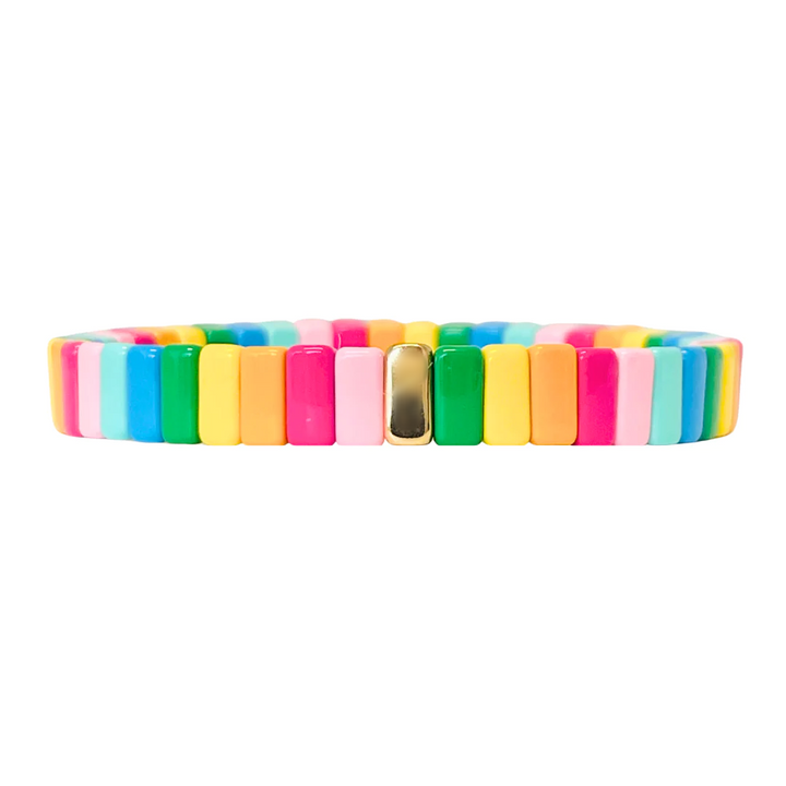 Boho Tile Bracelet | Brights