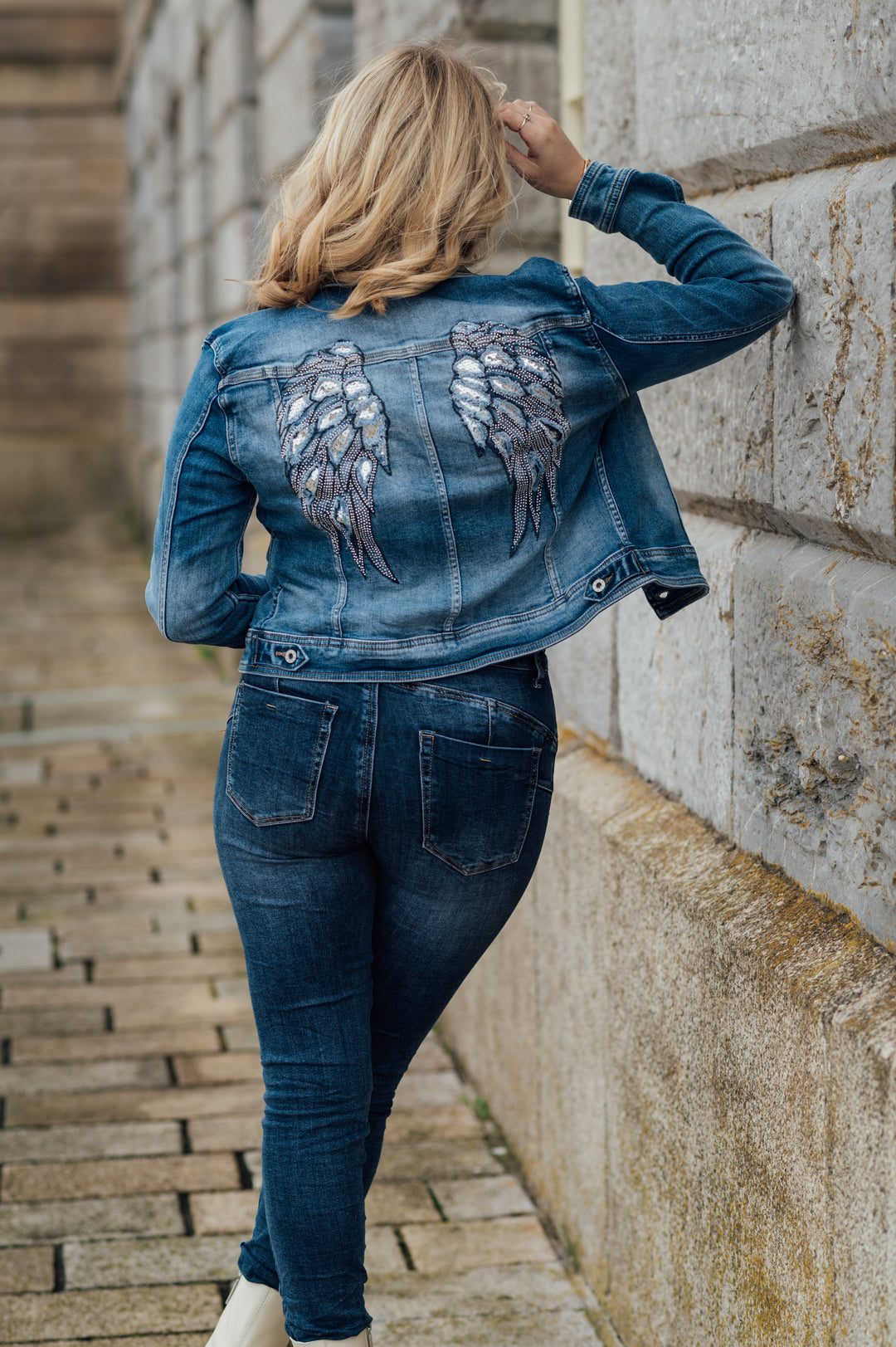 Denim Angel Wing Jacket
