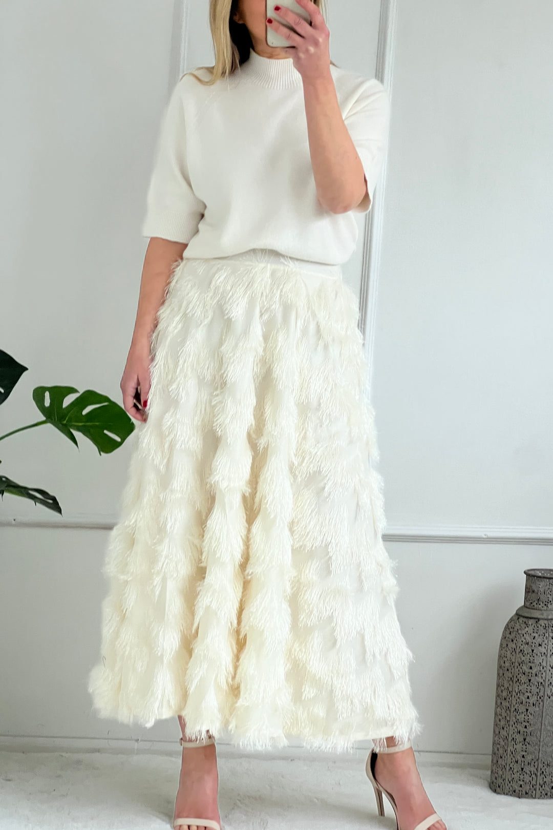 Victoria Eyelash Texture Skirt