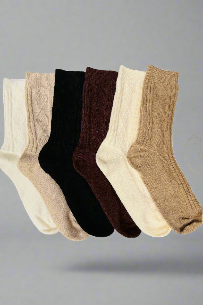 Cable Knit Socks