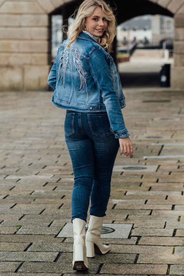 Denim Angel Wing Jacket