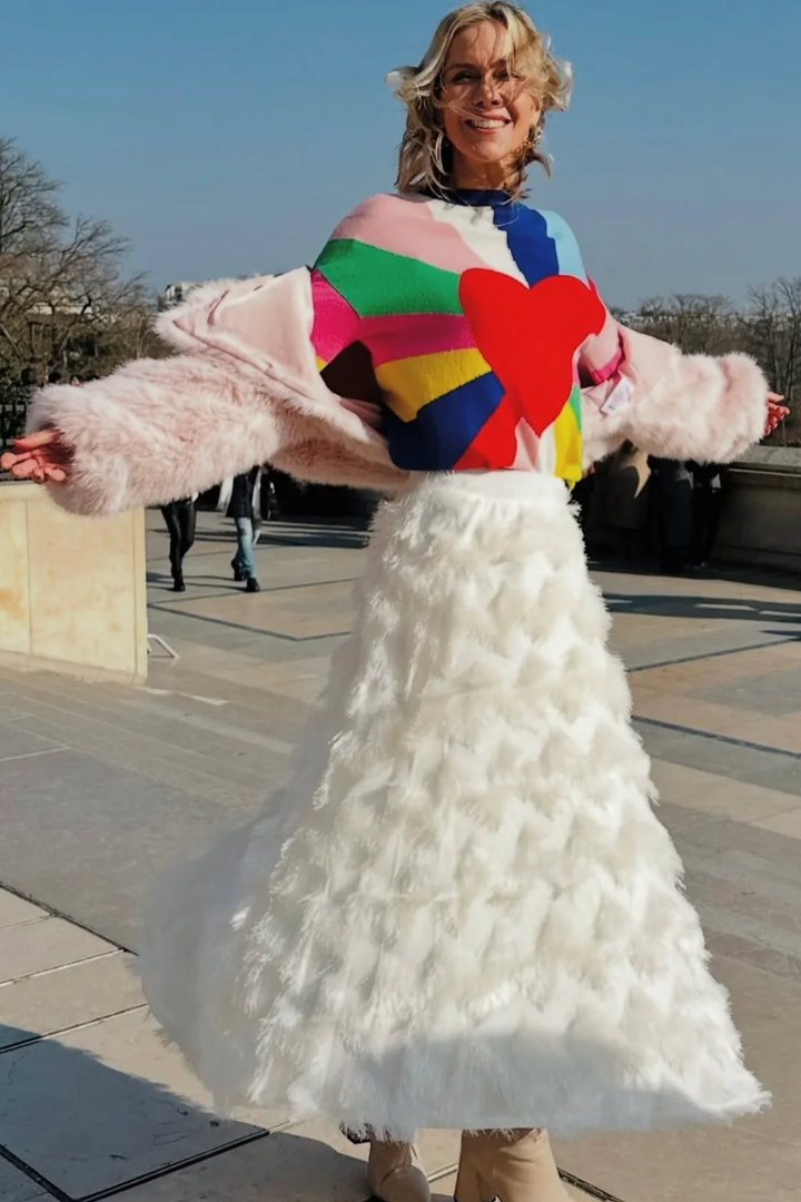 Victoria Eyelash Texture Skirt