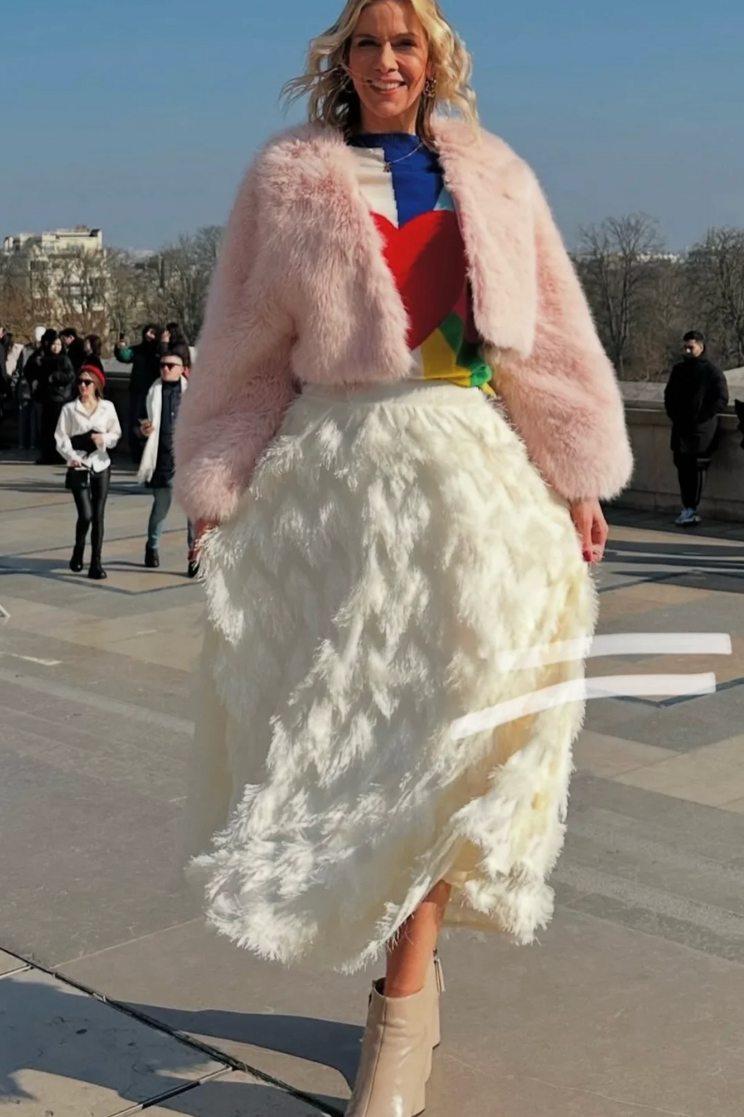 Victoria Eyelash Texture Skirt