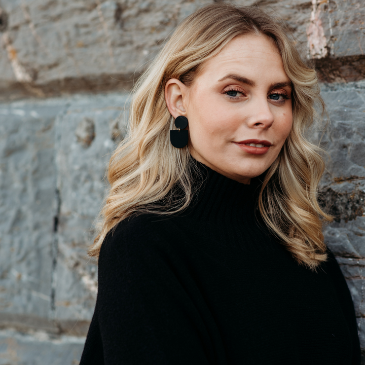 Geometric Drop Earrings