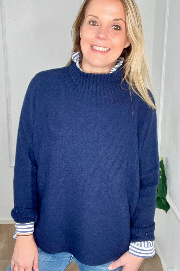Amy Funnel Longerline Knit