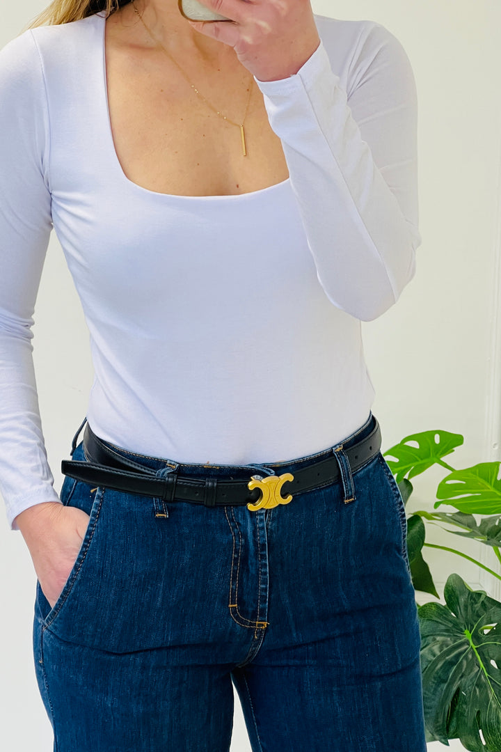 Jan Square Neck Top