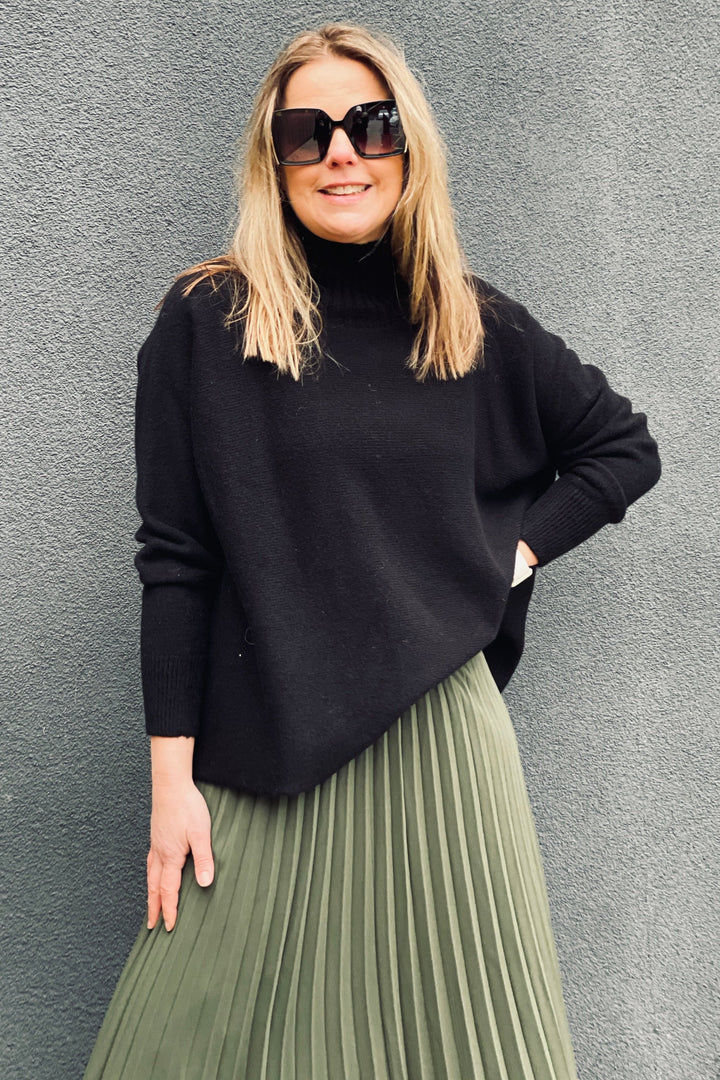 Amy Funnel Longerline Knit
