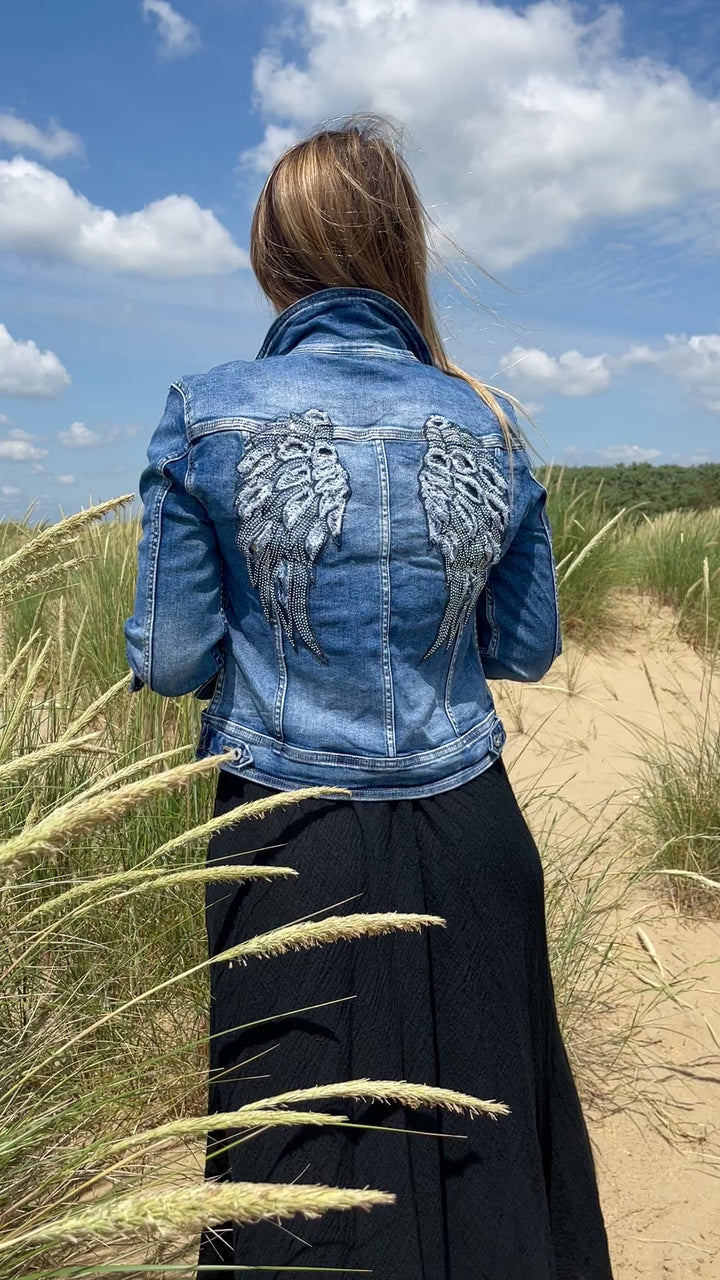 Denim Angel Wing Jacket