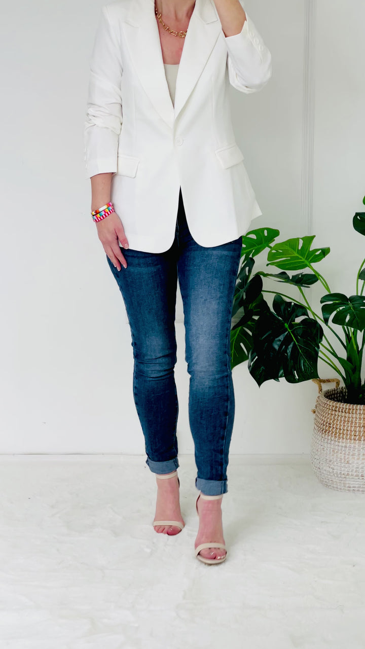 Laura Blazer | White