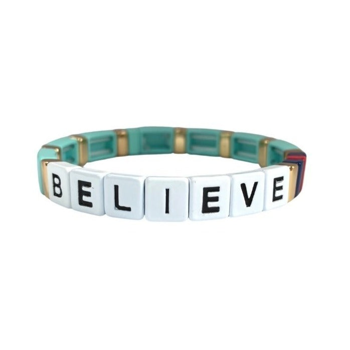 Boho Love Tile Bracelet | Believe.