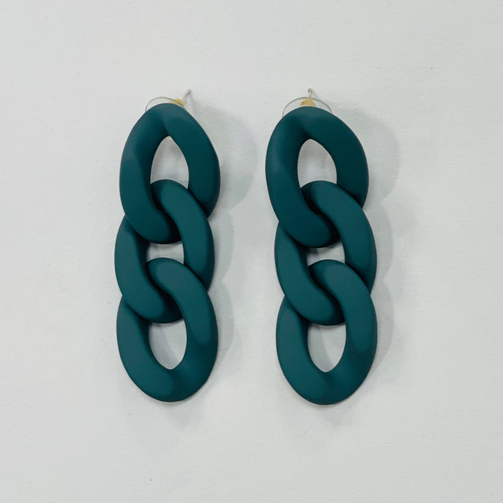 Chunky Links Earrings | Colours To Choose!