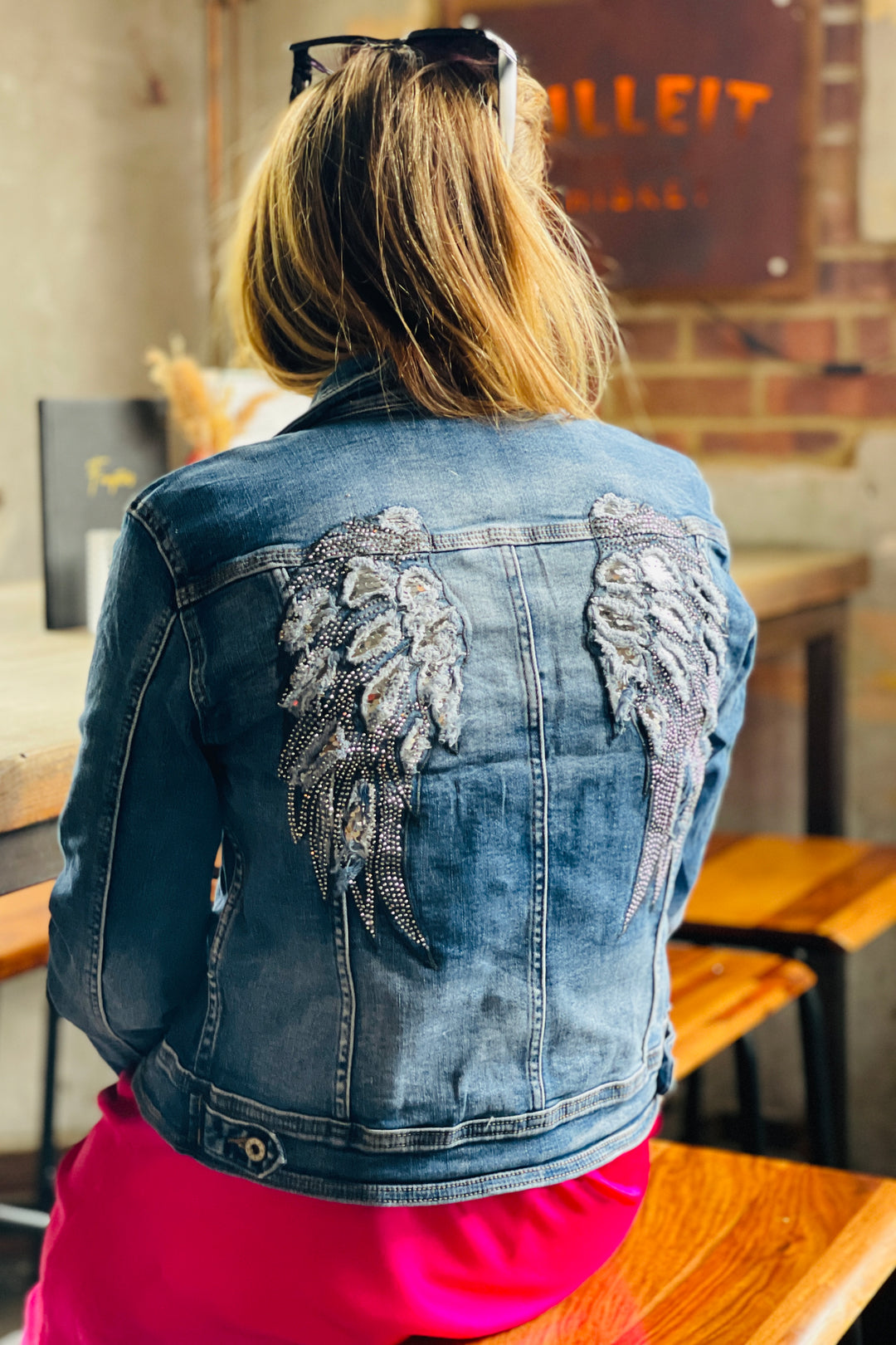 Denim Angel Wing Jacket