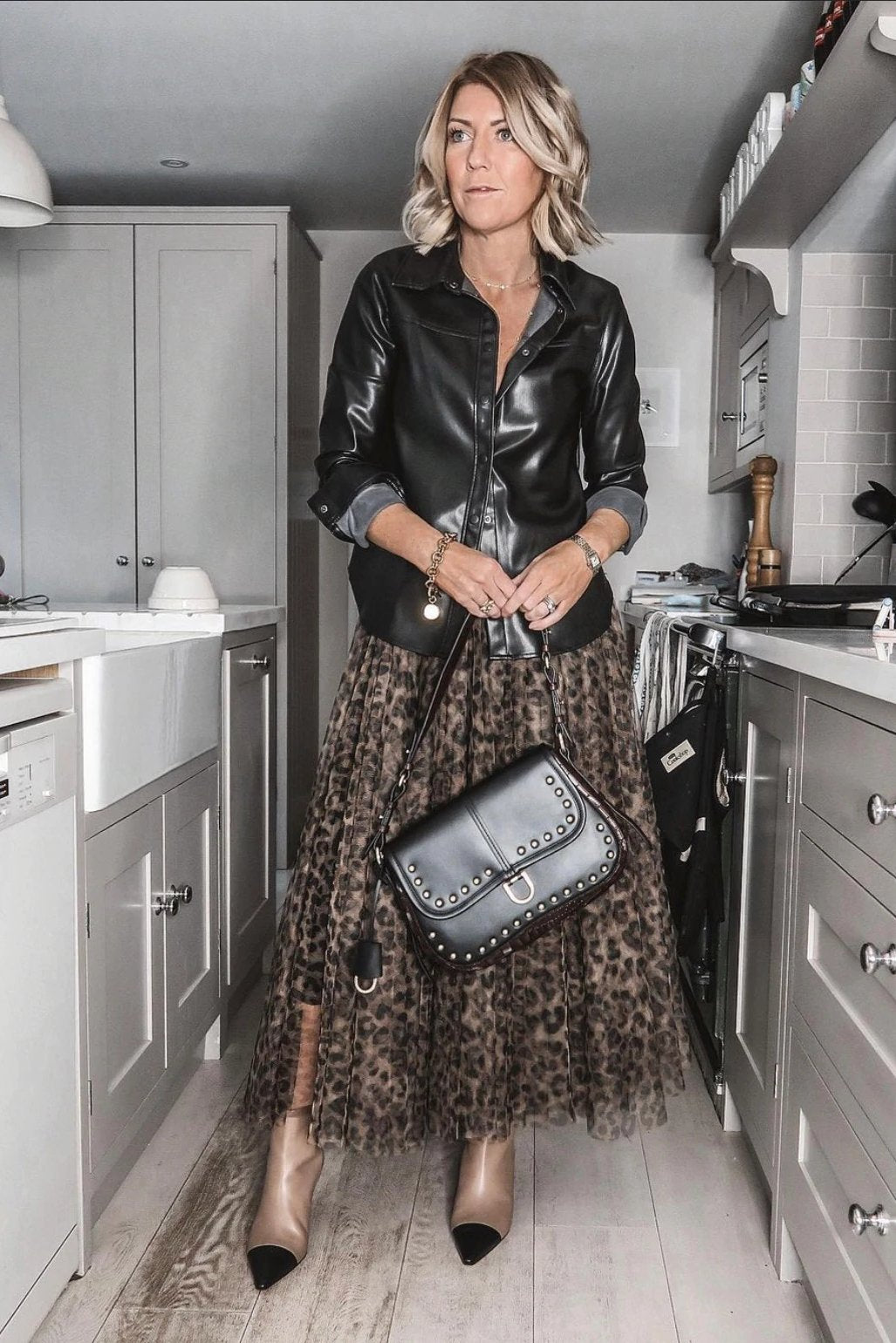 Grace Leopard Maxi Tulle Skirt - south of the river london