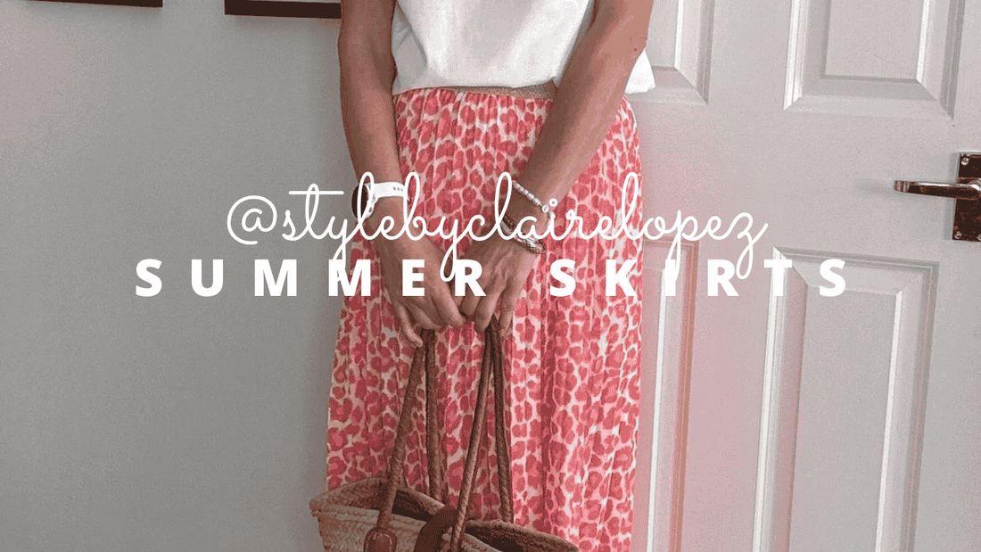 @stylebyclairelopez styling summer skirts