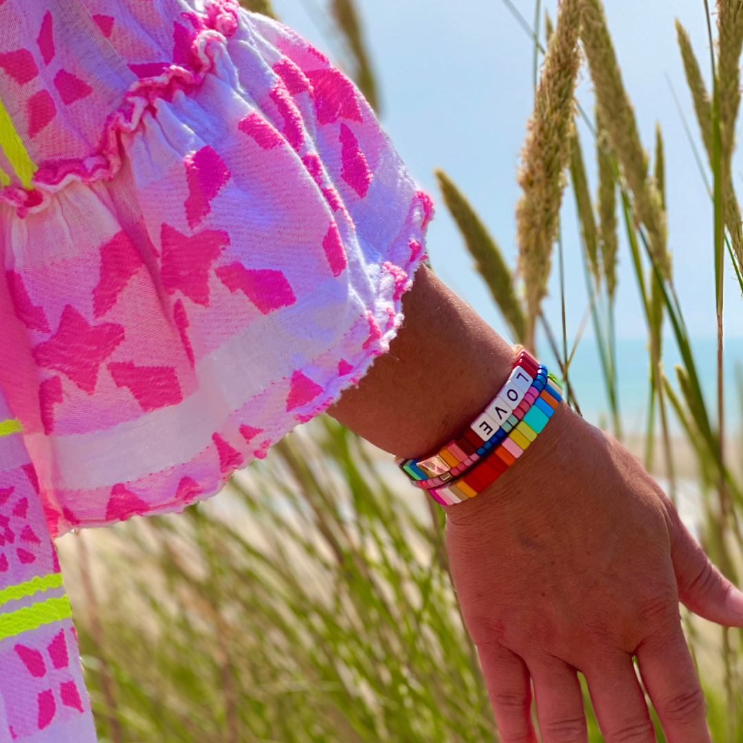 Enamel Tile Bracelets