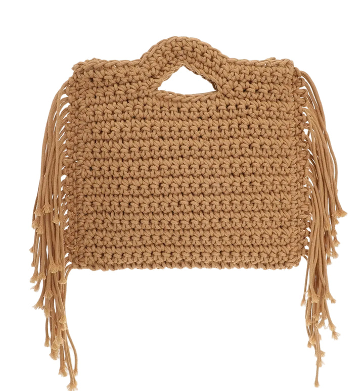 Faro Woven Fringe Boho Bag