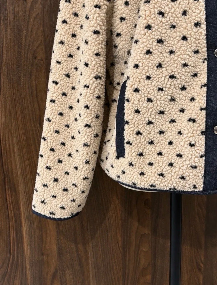 Maddie Reversible Fleece Denim Jacket