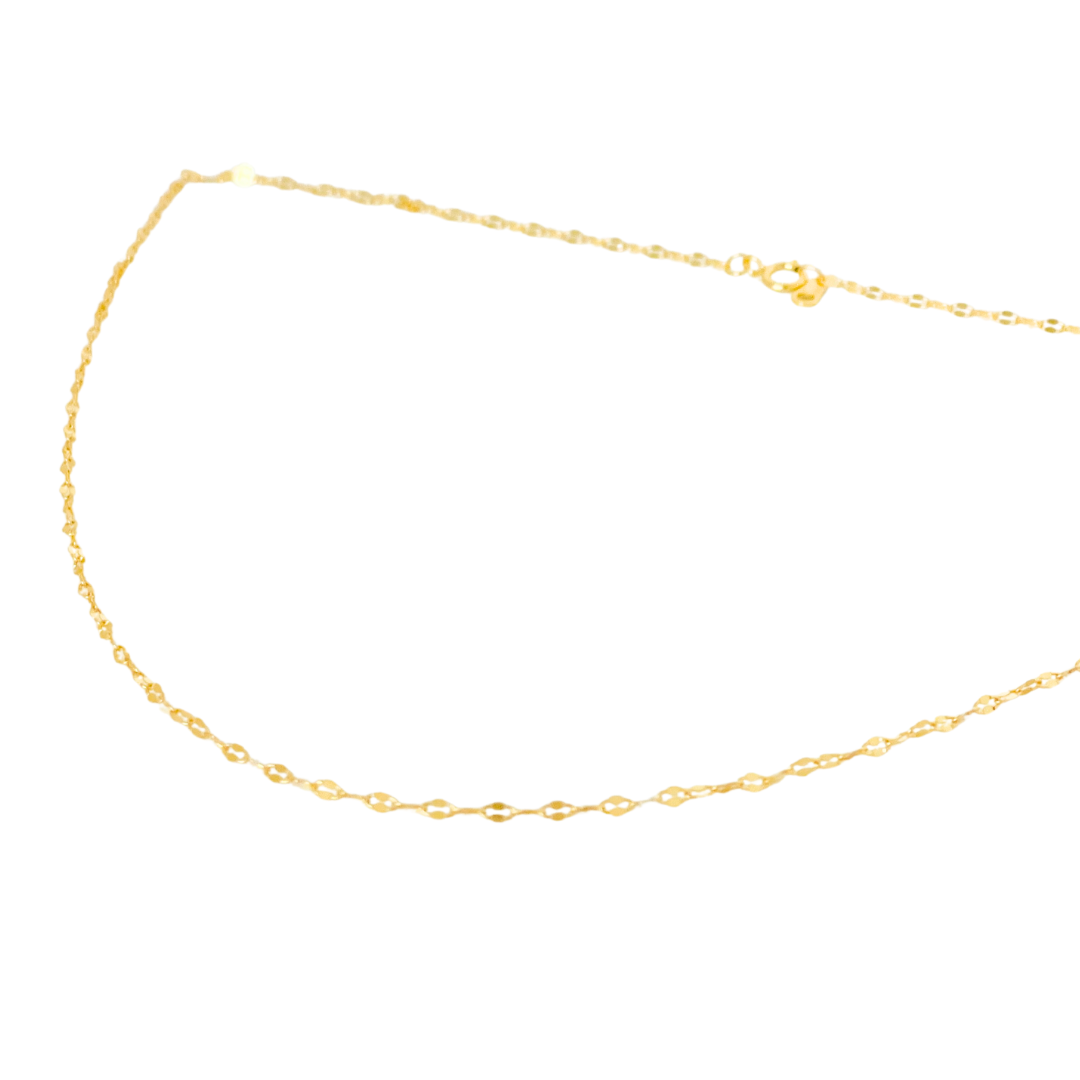 Gold Shimmer Stainless Steel Chain