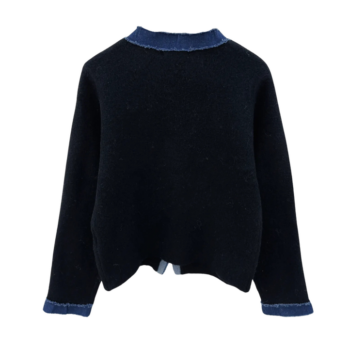 PRE ORDER Lucie Wool Blend Cardigan | Black