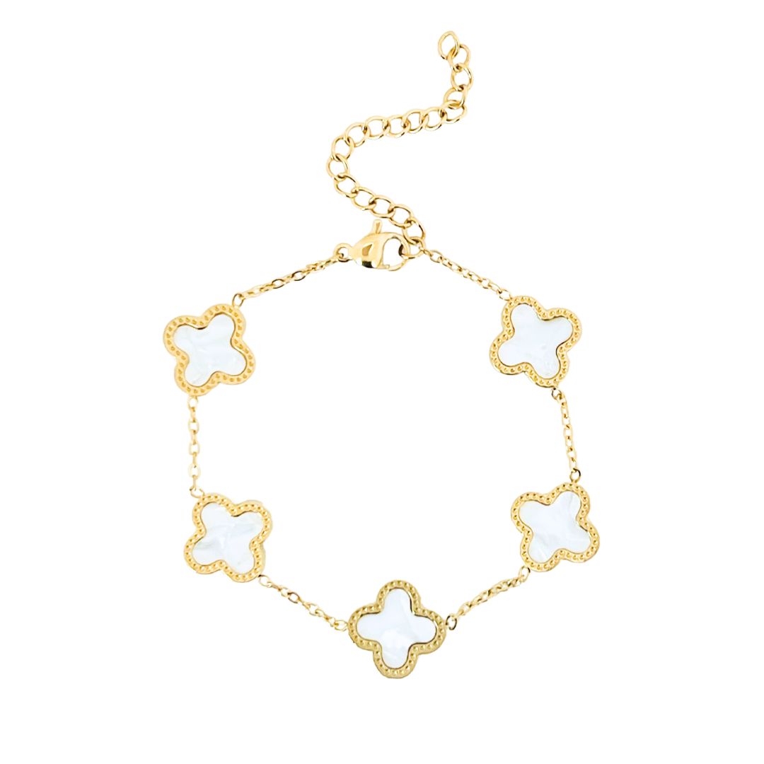 Clover Stainless Steel Bracelet