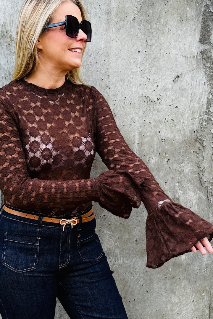 Flora Mesh Top