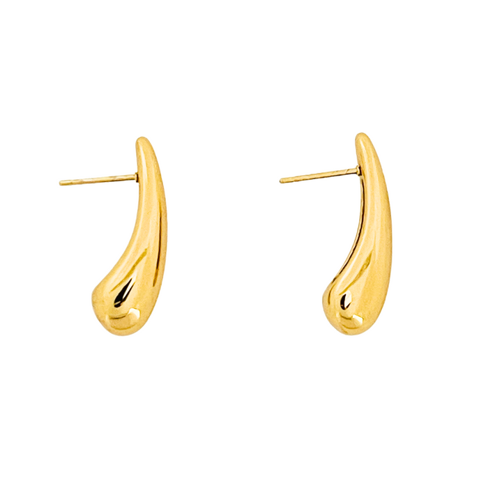 Teardrop Earrings | Gold