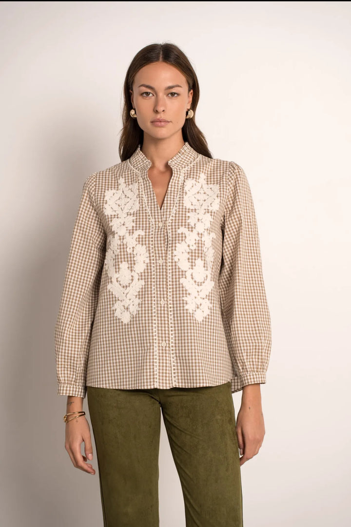 Courtney Checked Blouse