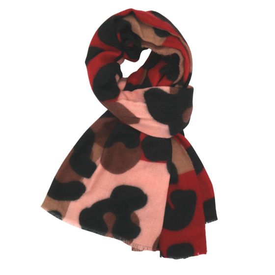 Cherry Berry Cashmere Leo Scarf