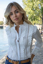 **PRE ORDER** Esmee Blouse | White