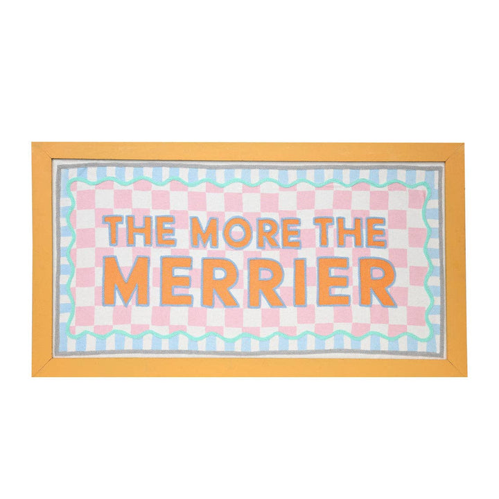 Orange Fabric Framed Sign | 62cm | Spring | Summer |