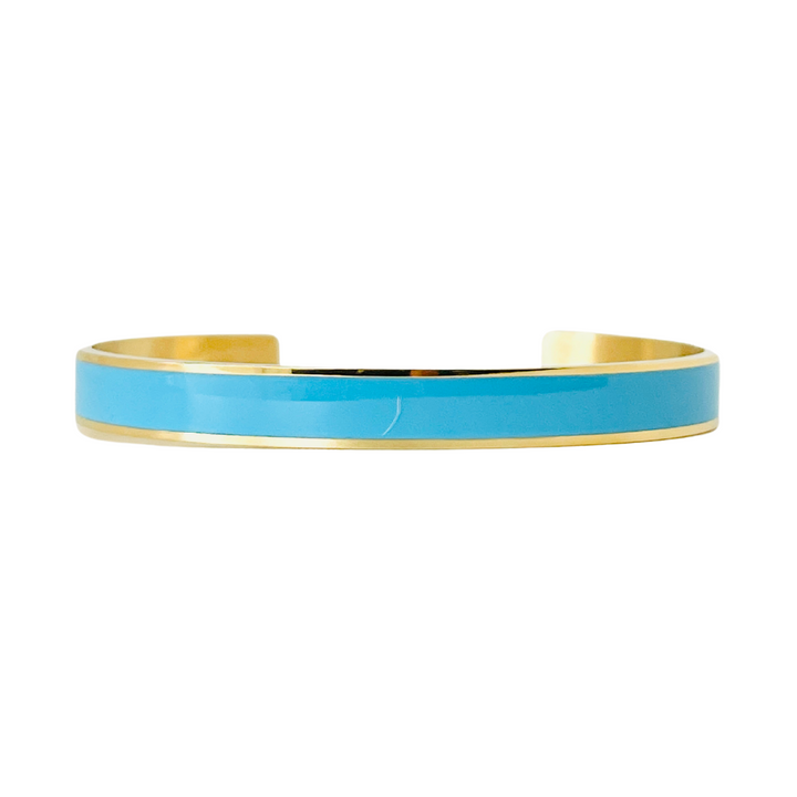 Ashley Stainless Steel Bangle | Turquoise