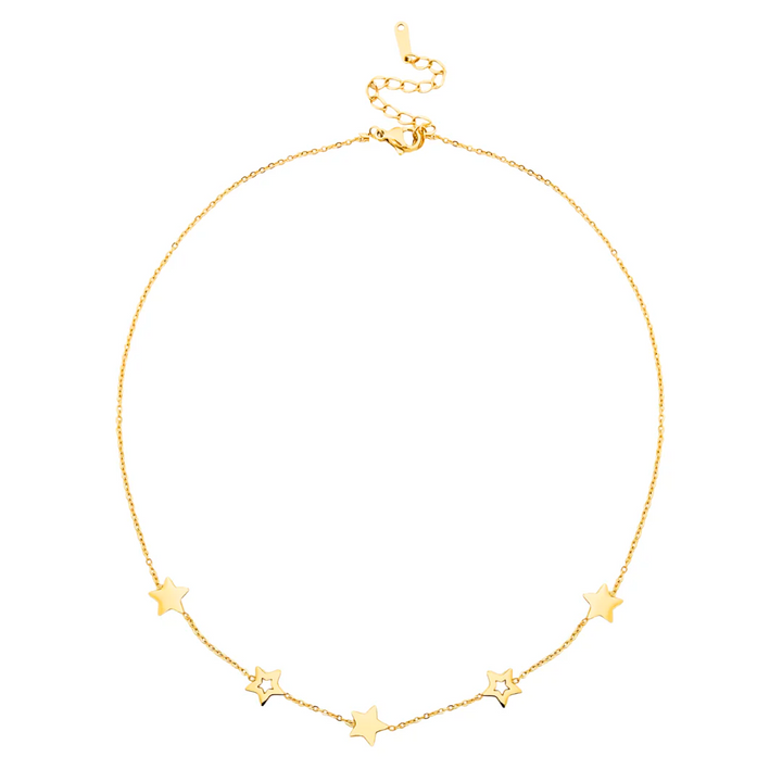 Star Stainless Steel Necklace | Gold