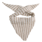 Stripe Neckchief Scarf (mushroom)