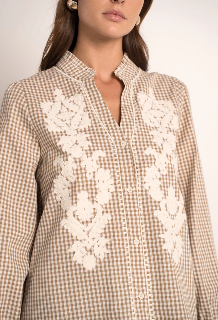 Courtney Checked Blouse