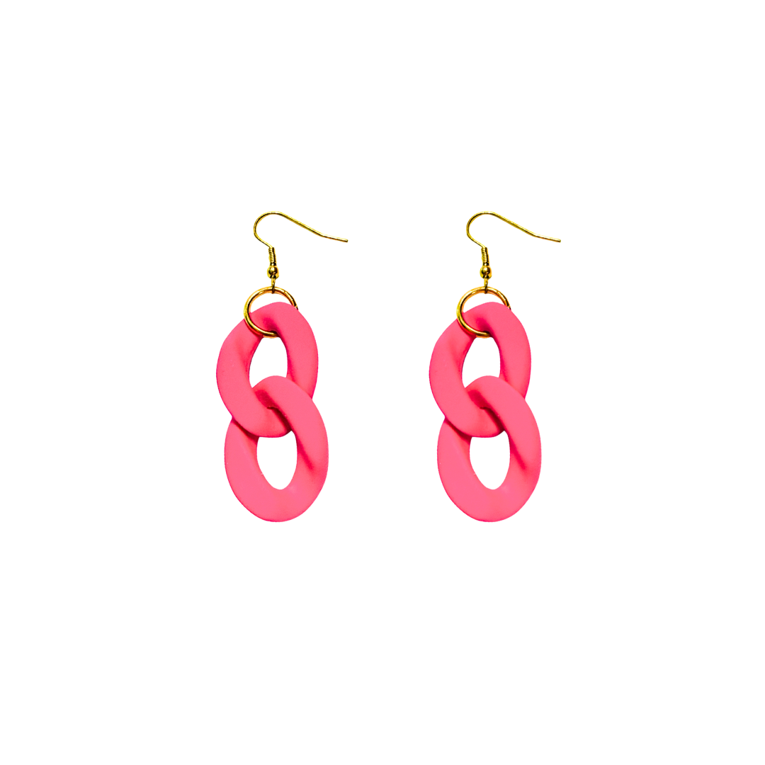 Chunky Links Earrings | Colours To Choose!