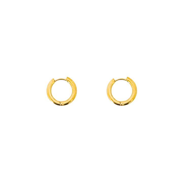 Classic Stainless Steel Hoops | Gold