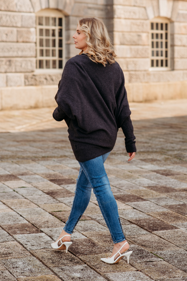 Maisie Asymmetric Wool Free Jumper