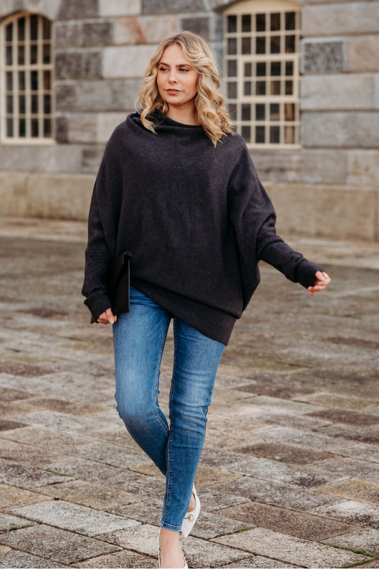 Maisie Asymmetric Wool Free Jumper
