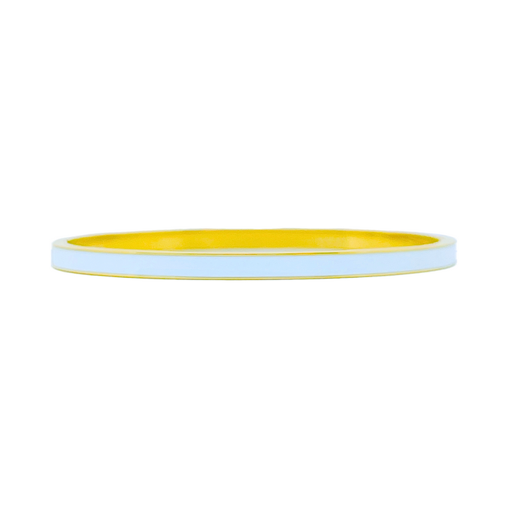 Cooper Enamel Oval Hinged Stainless Steel Bangle | Colours To Choose!