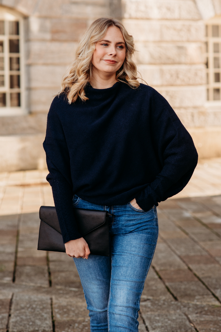 Maisie Asymmetric Wool Free Jumper