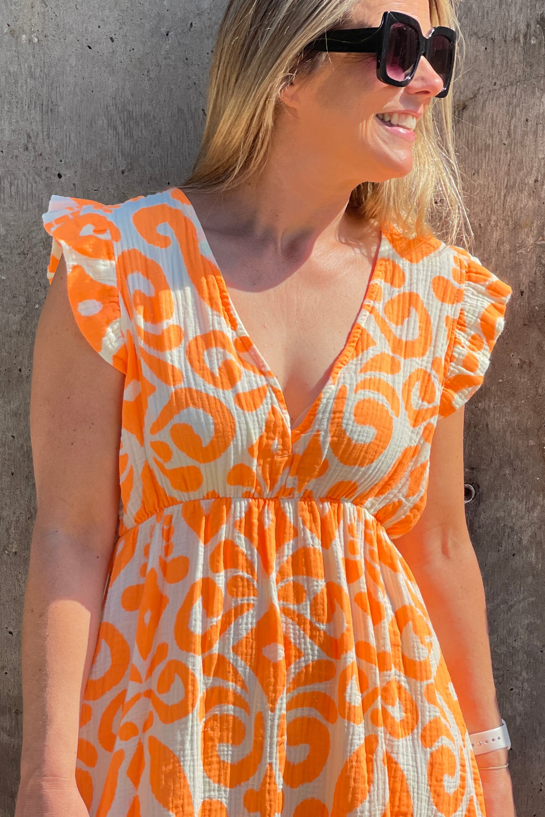 Ashton Cotton Maxi Dress | Bali Print