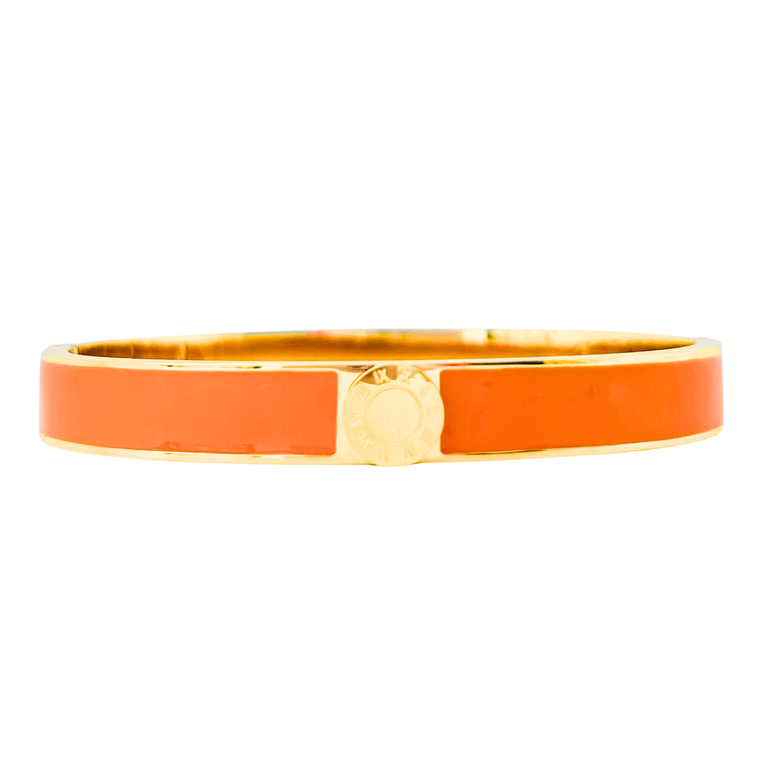 Rome Enamel Oval Hinged Bangle | Colours To Choose!