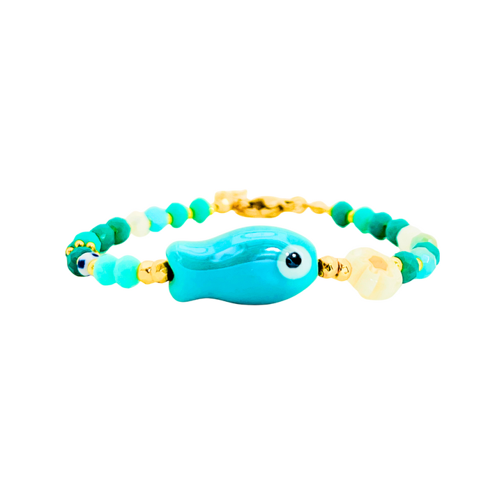 Boho Bead Fish Bracelet