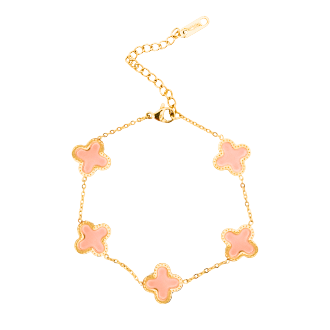 Clover Stainless Steel Bracelet