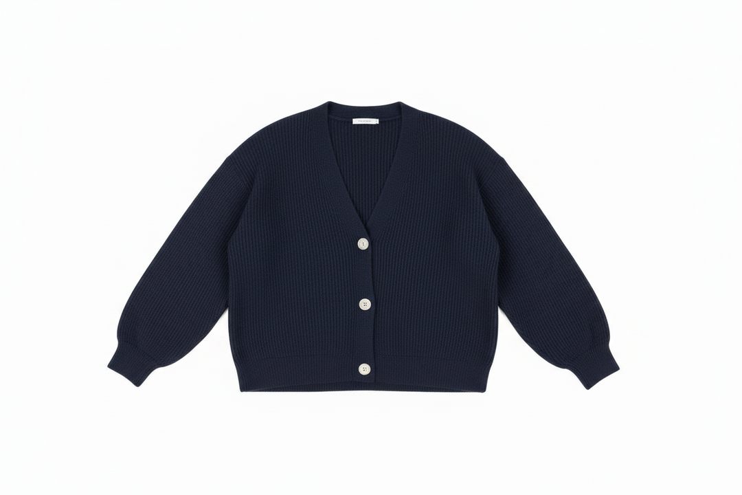 Helen Three Button Chunky Knit Cardigan